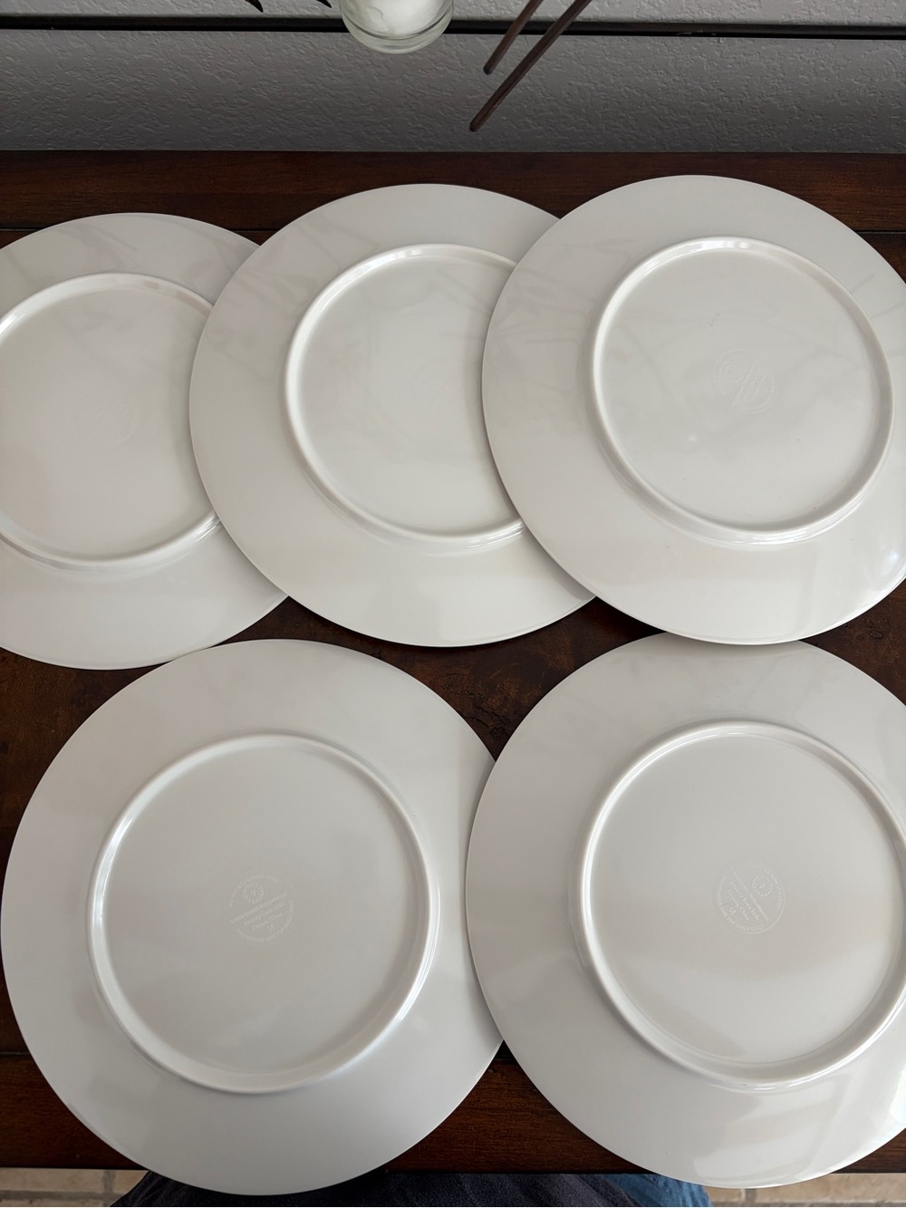Pottery Barn Kids Peanuts 'Special Delivery' Charlie Brown Plate set of 5 - Picture 2 of 3
